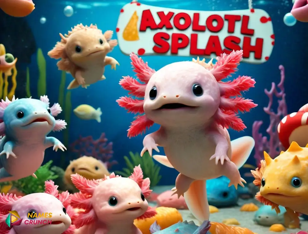 Food-Inspired Funny Axolotl Names