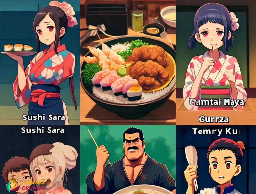 Food-Themed Anime Names