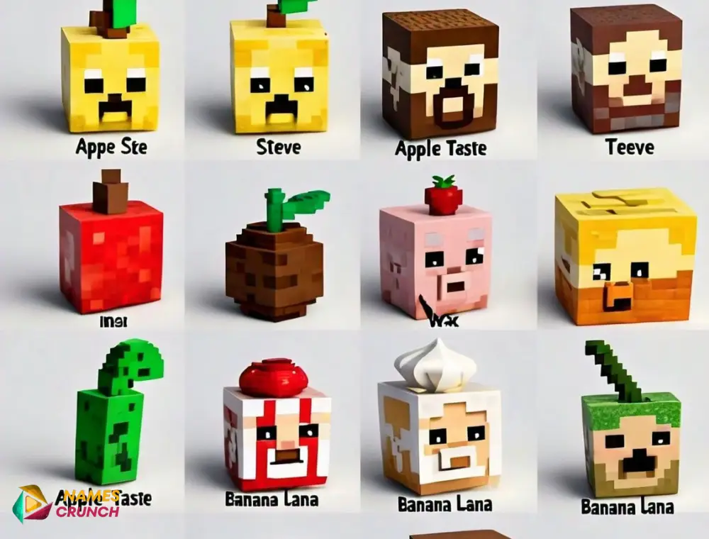 Food-Themed Funny Minecraft Names