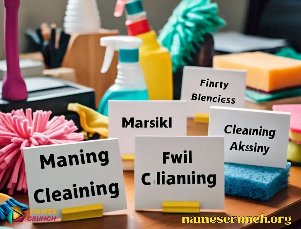 Funny Cleaning Business Names