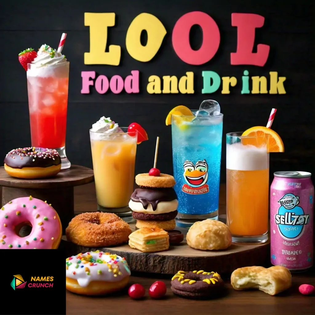 Funny LOL Food and Drink Names