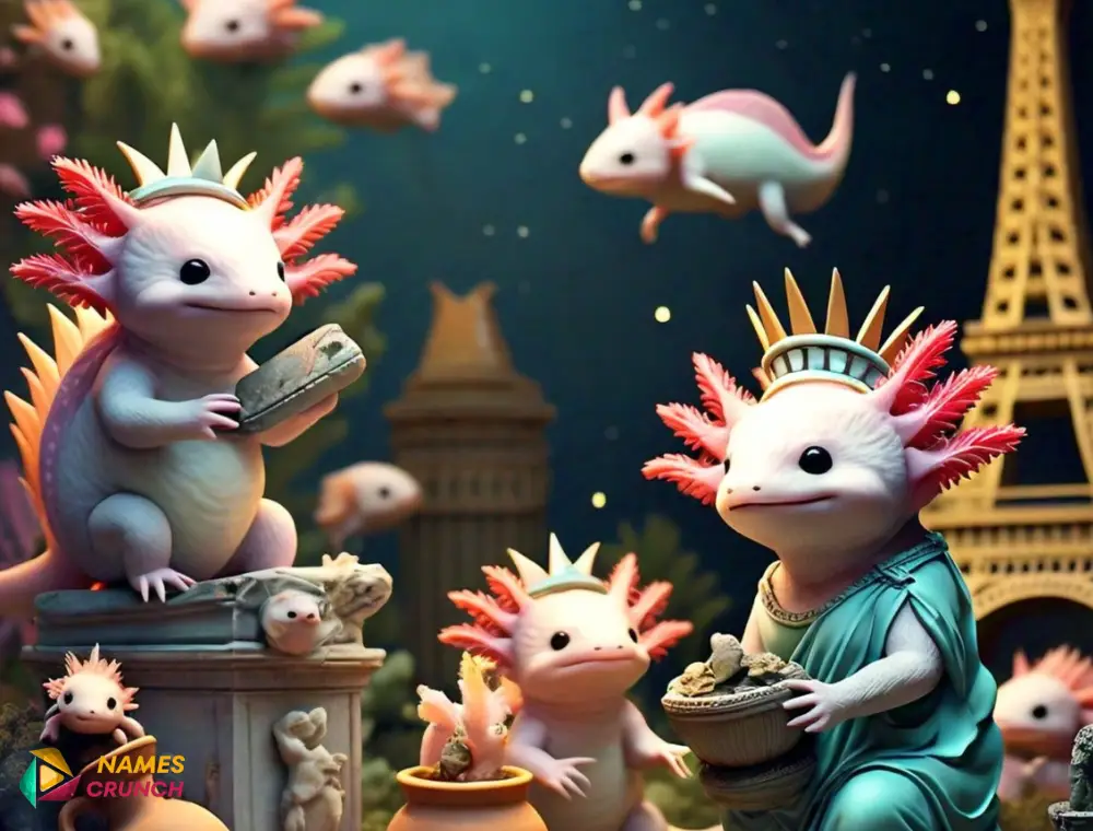 Historical and Mythological Funny Axolotl Names