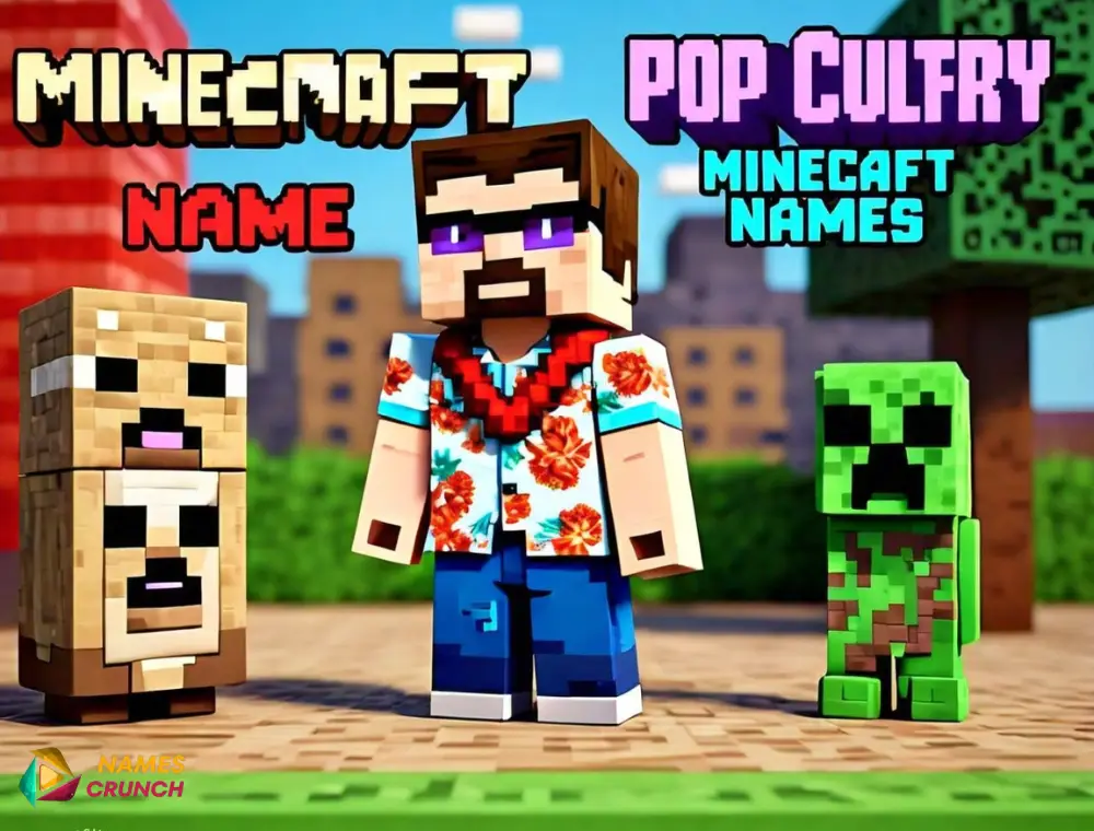 Pop Culture-Themed Funny Minecraft Names