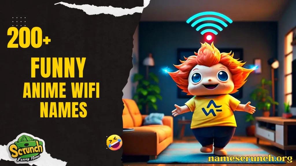 funny Anime WiFi Names