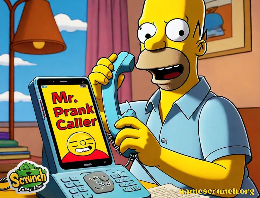 Funny Simpsons Prank Call Names