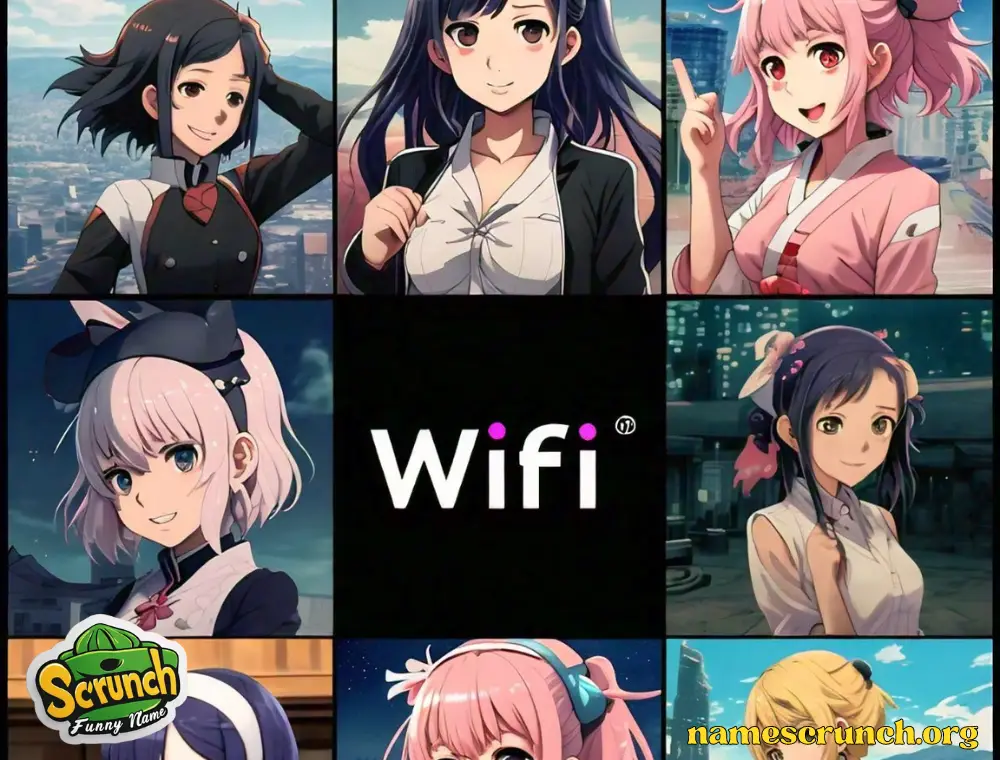 clever Funny Anime WiFi Names